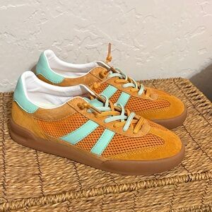 Steve Madden Orange and Mint Athletic Shoes